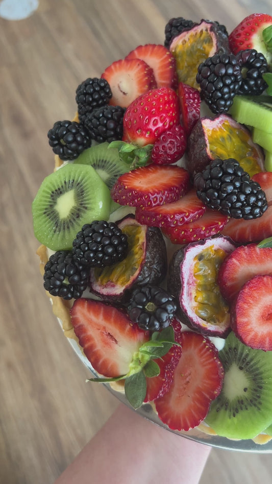 Seasonal fruit Tart