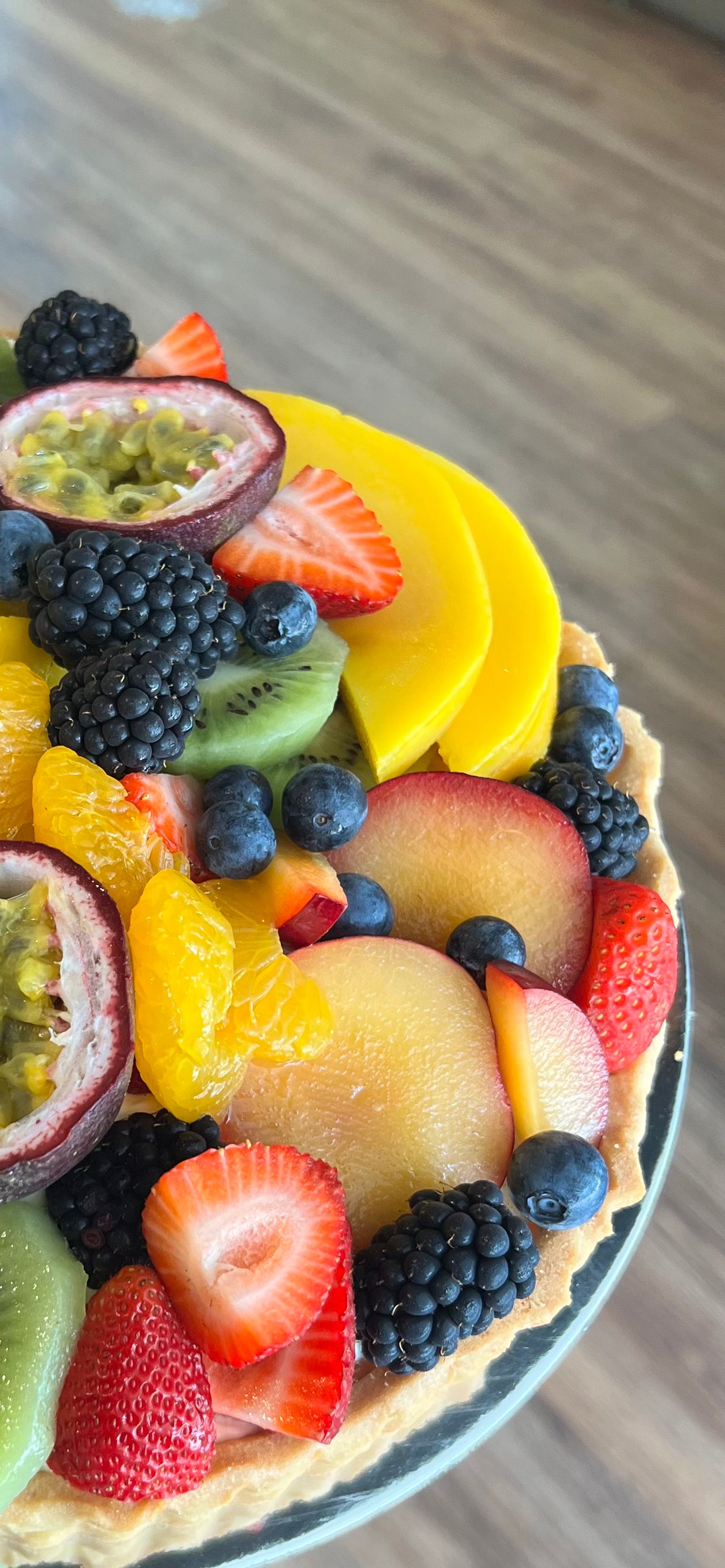 Seasonal fruit Tart